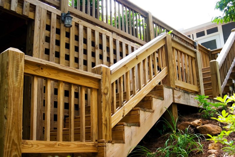 Deck Stairs Installation in Conroe, TX