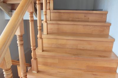 Oak Stairs Installation in Olathe, KS