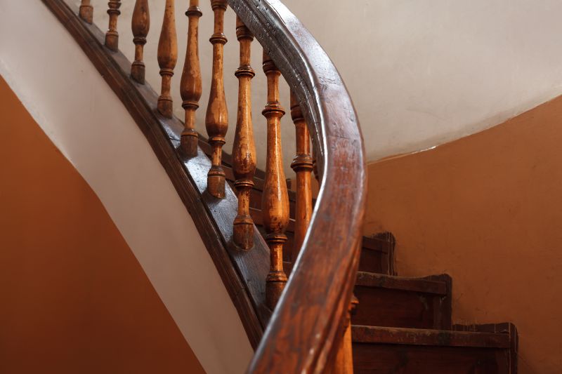 Wood Stair Railing Repair in Alpharetta, GA